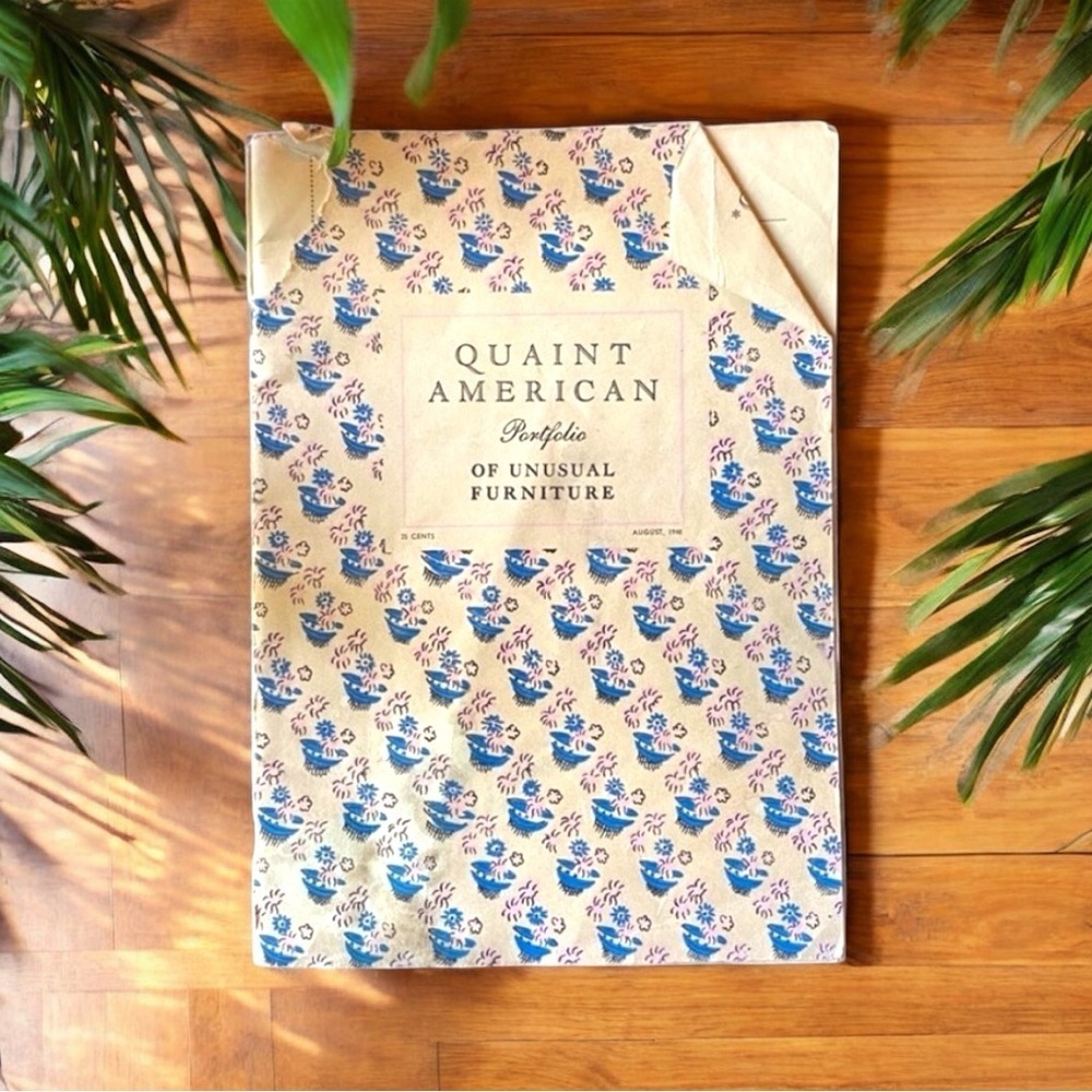 VINTAGE Quaint American Furniture & Home Accessories Catalog Pamphlet